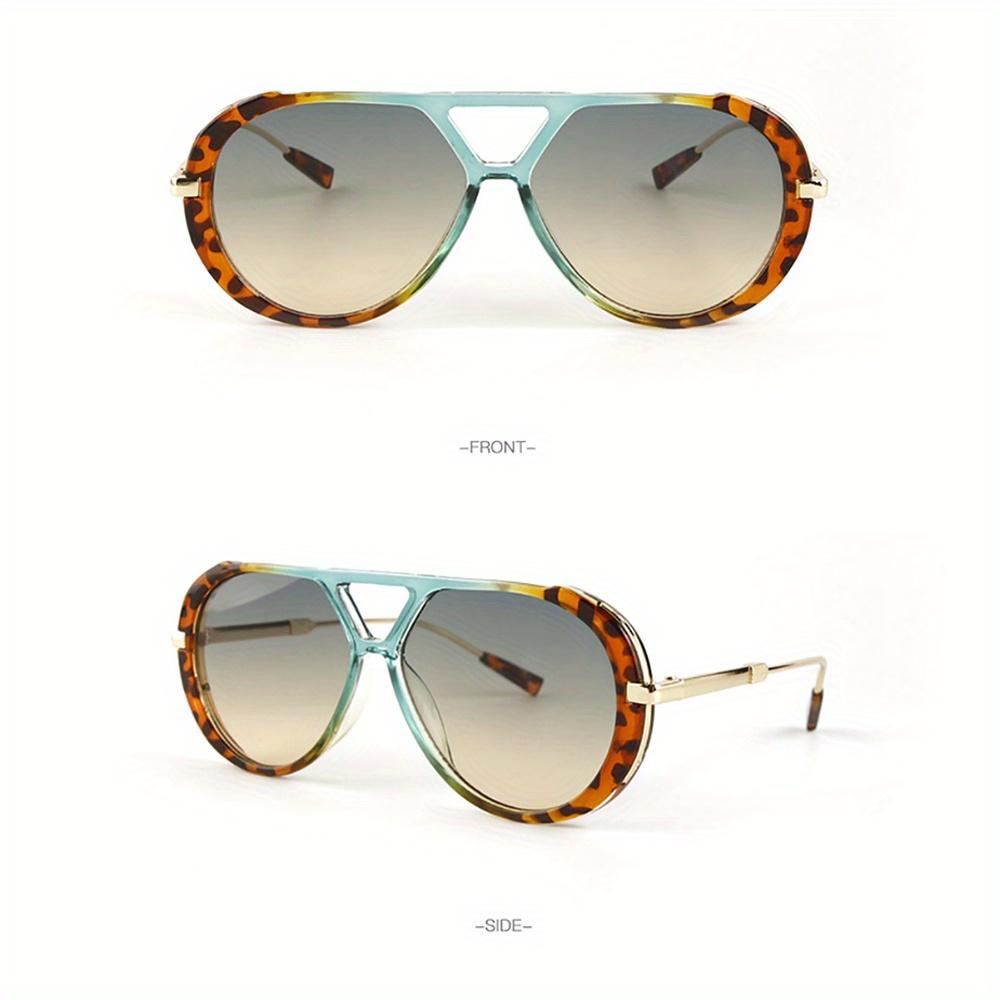 Fashionable Round Double Nose Frame Colorful Fashion Glasses-Stylish Protection Women's Gift for Birthdays, Mother's Day, Ideal for Summer Wear