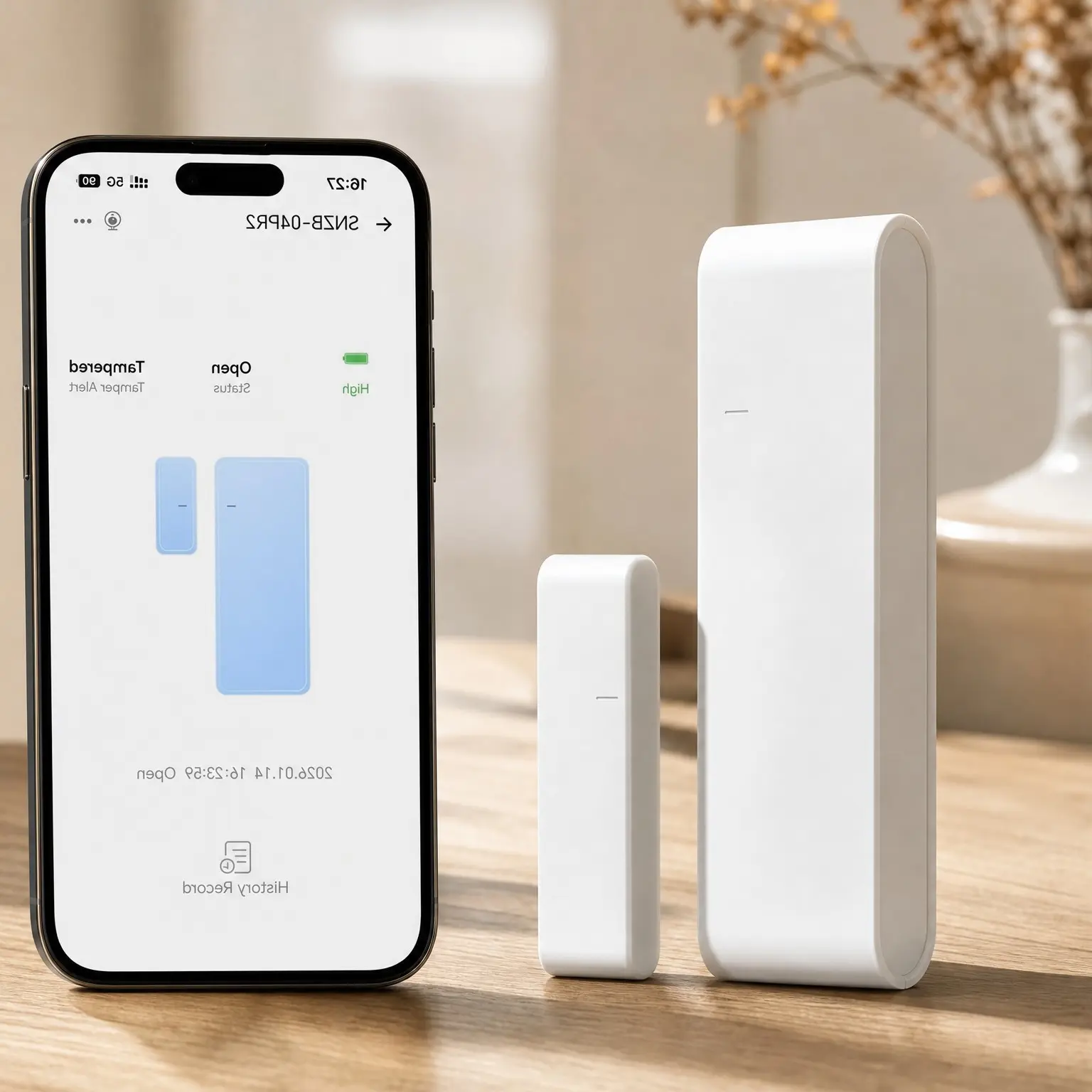 SenseGuard DW Gen2 SNZB-04PR2 Zigbee Door Window Contact Sensor, Open/Close Monitoring, Tamper Proof, Phone Alert, Home Security Alarm, Works with Alexa, Home Assistant & SmartThings, 1-PackGift