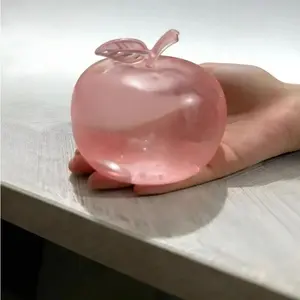 Shiny Apple Squeezable Toy, Slow-Rebound Toy, StressRelief Toy, Finger Toy, Relieves Anxiety and Stress,Portable Relaxation Toy, Great Gift. Cute TransparentDesign. Slow-Rebound Malt Ball Stress Relief HandheldToy, Perfect for Office, Study, and Relax
