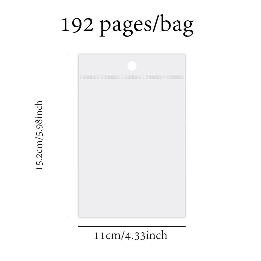 Vintage Style Material Paper Book, 192pcs/set Scrapbook & Journal Making Paper, DIY Decorative Craft Paper for Scrapbooking & Journal Making