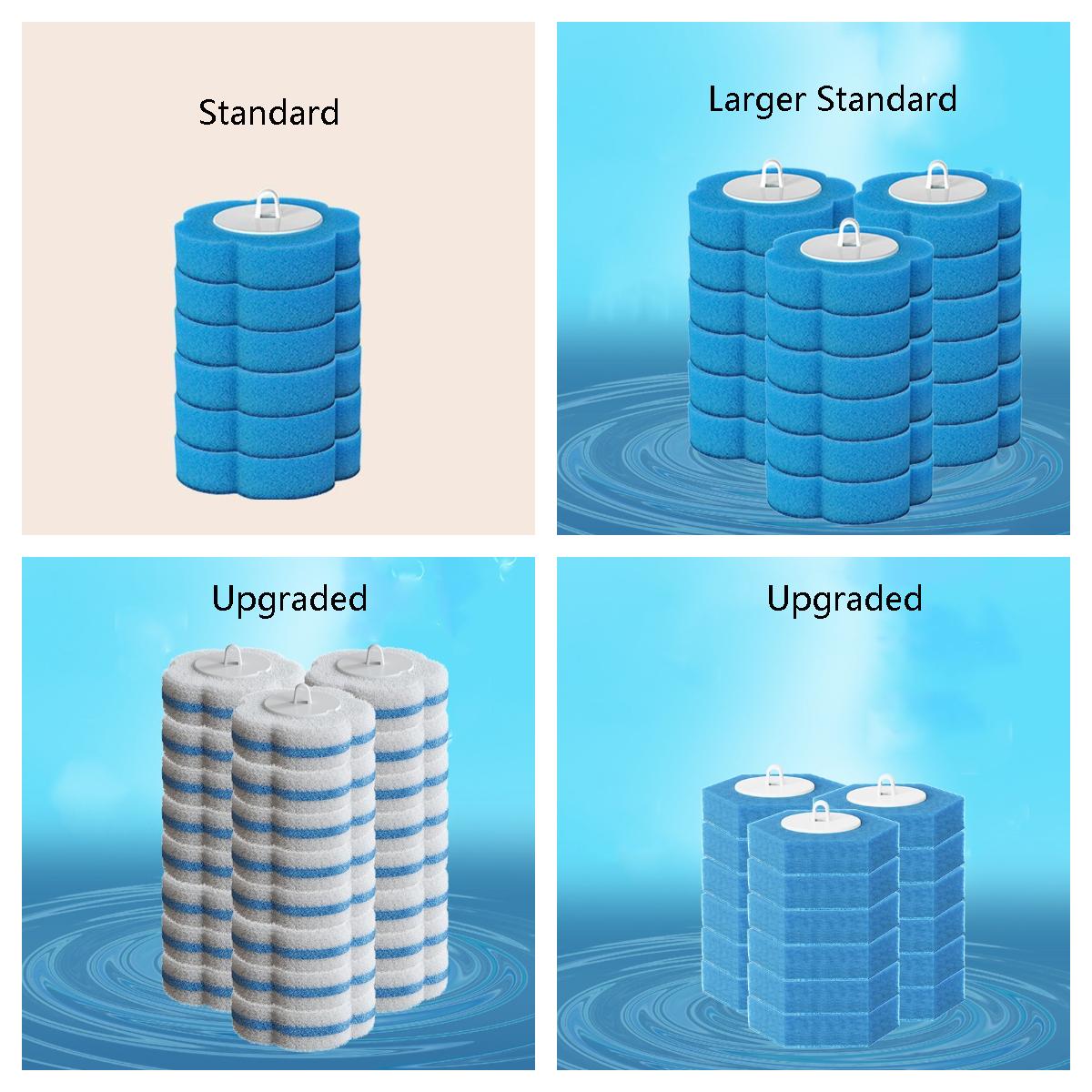 Disposable Toilet Brush Head, 1 Set 360-Degree Rotatable Toilet Cleaning Brush Head with Cleaning Liquid, Bathroom Cleaning Tool, Toilet Bowl Cleaners #GLOBAL PICKS