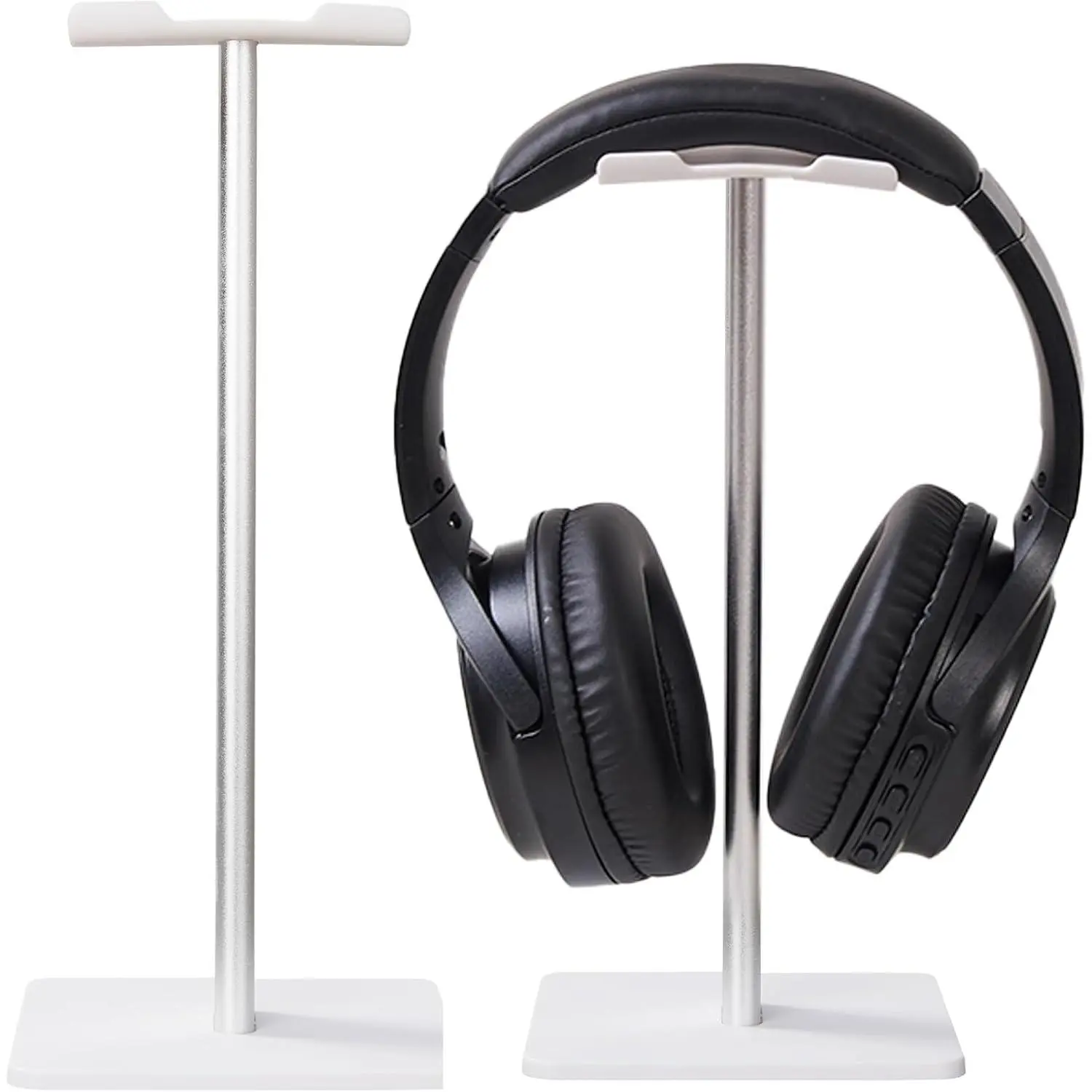 Headphone Stand, U-Shaped  Headset Holder, Anti-Slip Base, White | Flexible headrest, sturdy design,  anti-slip base, fits  headphones, ideal for gaming, office &  use
