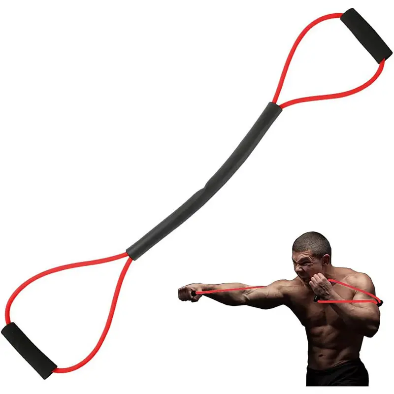 Boxing Rally Speed Sanda Muay Thai Air Strike Elastic Belt Resistance Rope Training Boxing Fighting Fitness Equipment