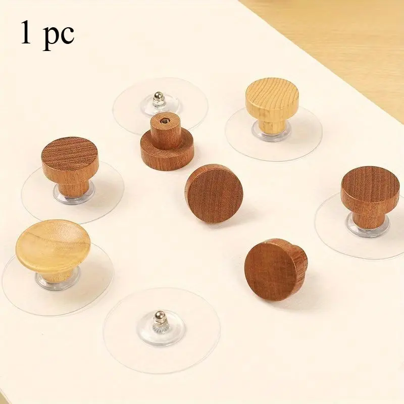 Wooden Hook, Geometric Shape Wood Wall Hook, Wooden Coat Peg Coat Hanger for Hanging Clothes, Hat, Scarves and Towel in Bedroom,