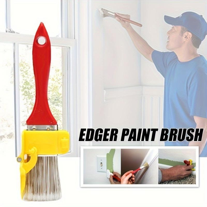 1/2/3pcs Interior Wall & Ceiling Paint Brush Set, for Corner Trimming, Faux Wool Brush, Latex Paint Edging Tool, Furniture Paint Brushes, Paint Brushes for Walls, Paint Edger Tool