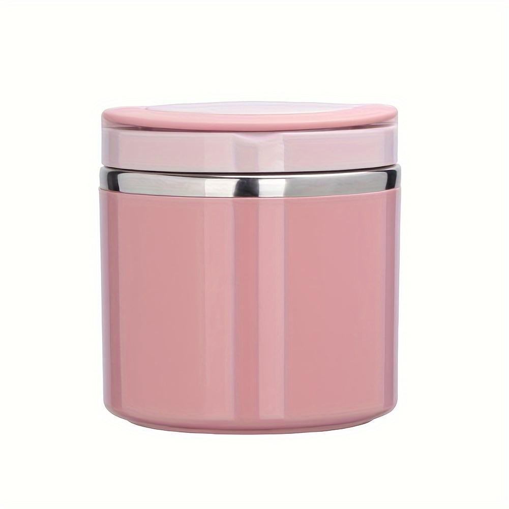 Stainless Steel Lunch Box with Handle - Leakproof Stackable Thermal Bento Box, Heat & Cold Insulation,, 304 Steel Container for School, Office, Camping - Pink/Blue/Turquoise, Portable for,, s - Ideal Gift