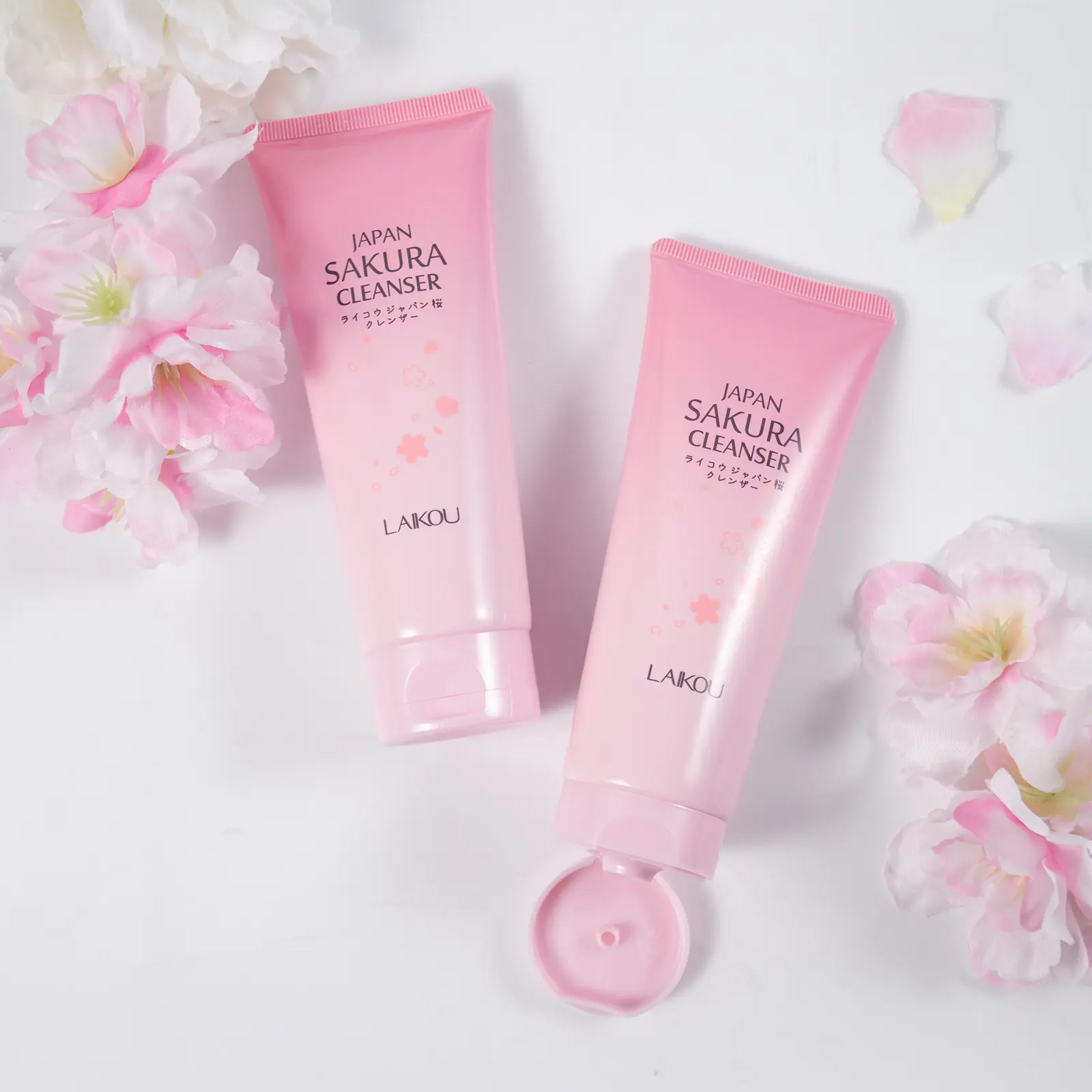 Cherry Blossom Facial Cleanser 100g, Gentle Skincare Face Wash, Moisturizing & Nourishing Formula, Ideal for Daily Use