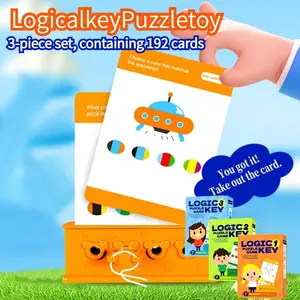 Logic Unlock Board Game Set, Parent-Child Matching Toy, Interactive Home Entertainment for Kids, Fun Desk Games for Family