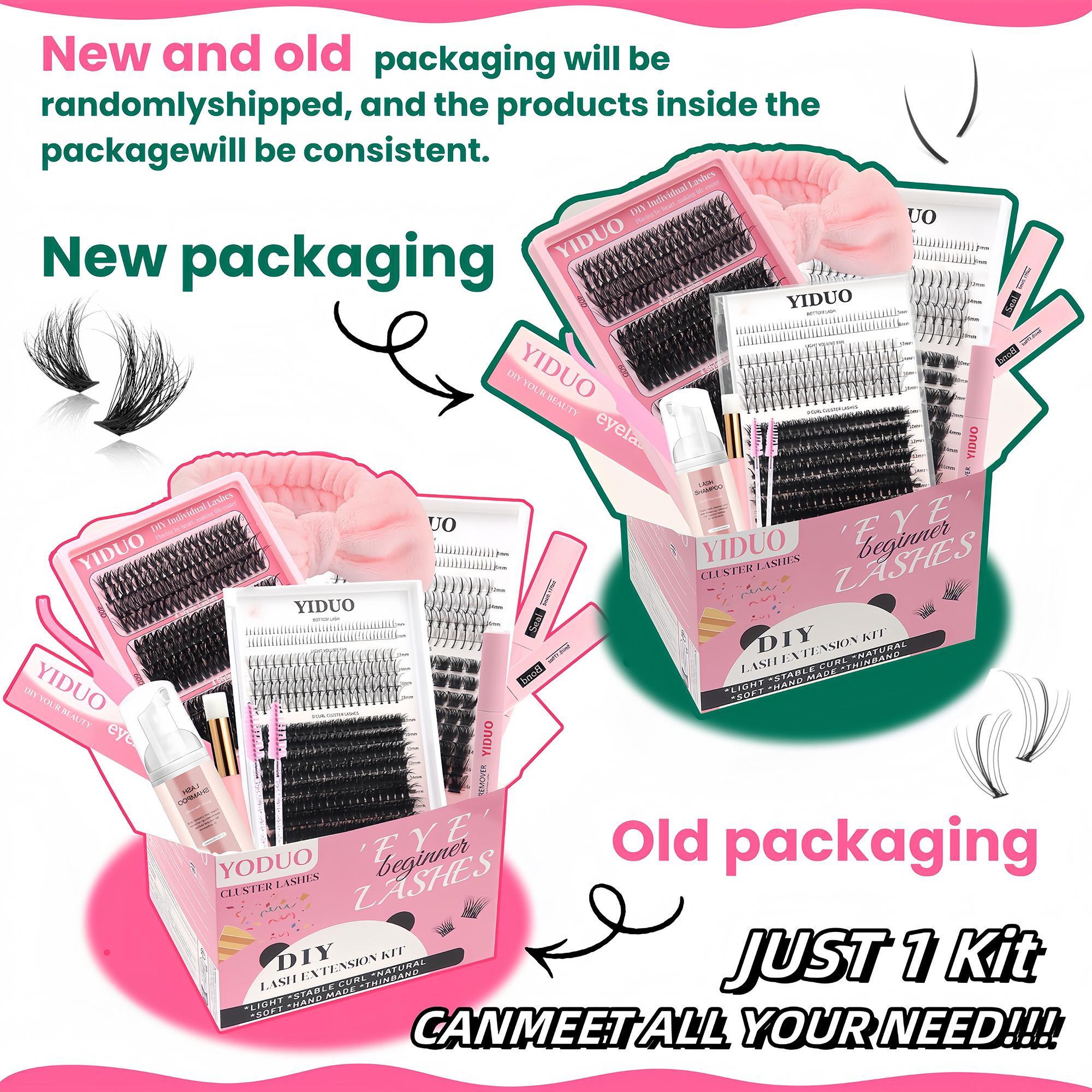 Mixed Length Individual False Eyelashes Kit, Natural Look Eyelash Extensions with Lash Bond & Seal & Remover & Tweezers & Brush & Headbands, Self Grafting Curvature Eyelashes, Eye Makeup Enhancement False Eyelashes, Diy Lashes Cluster #GLOBAL PICKS Mixed Length Individual False Eyelashes Kit, Natural Look Eyelash Extensions with Lash Bond & Seal & Remover & Tweezers & Brush & Headbands, Self Grafting Curvature Eyelashes, Eye Makeup Enhancement False Eyelashes, Diy Lashes Cluster #GLOBAL PICKS
