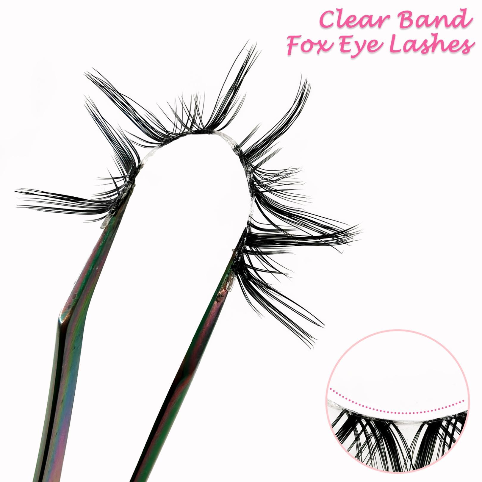 Natural False Eyelashes, 7 Pairs Wispy Faux Cluster Lashes, Volumized False Eyelashes for Women and Girls Eye Makeup Enhancement