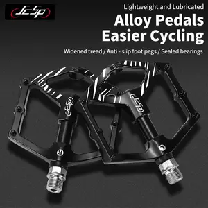 Aluminum Alloy Bike Pedals, Anti-Slip Bearings, Lightweight MTB Mountain Bike Pedals, Ergonomic Design, Easy Installation, Bmx Fixed Gear Pedals