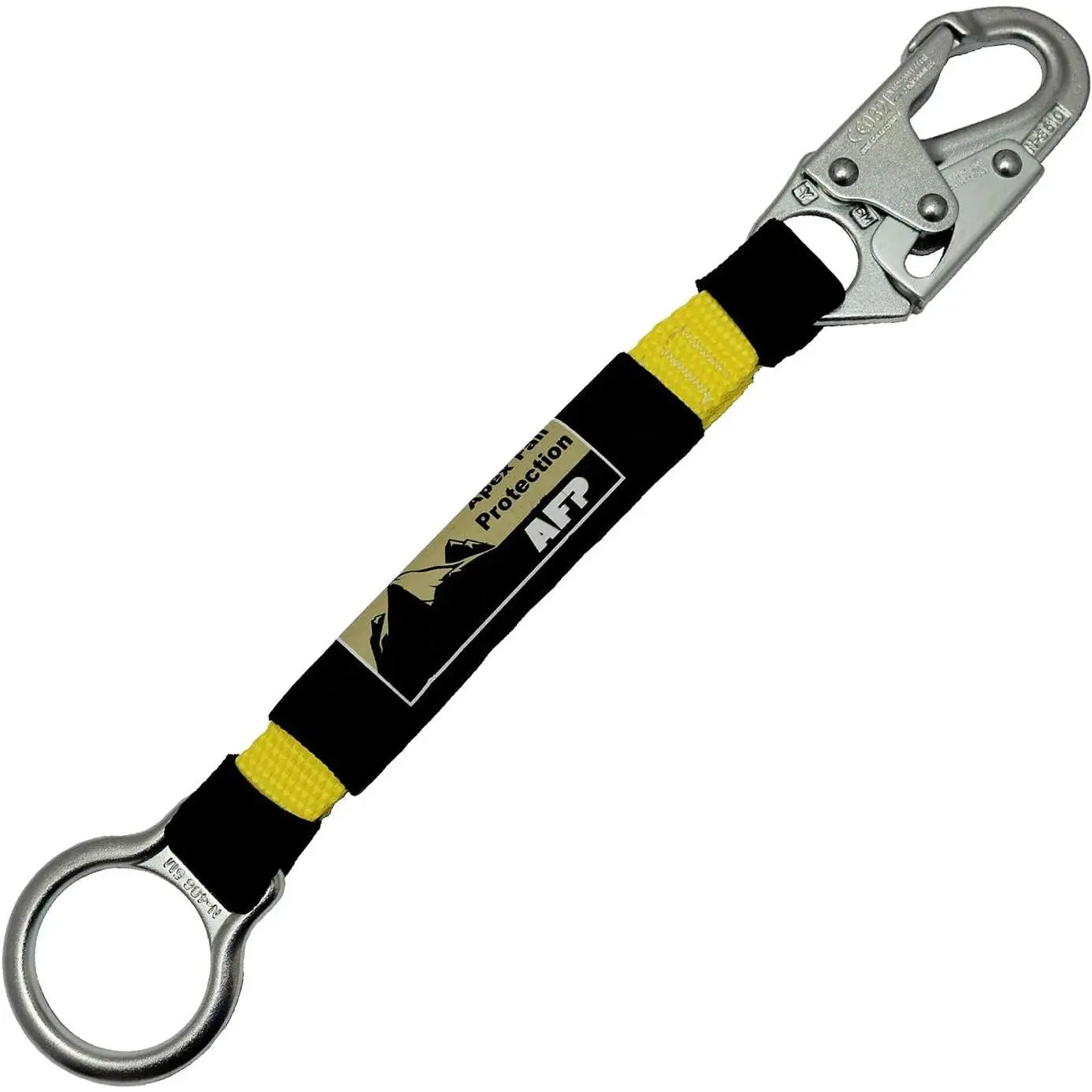 AFP-Duty 18 inch D-Ring Extender Fall Protection with Snap Hook and O-Ring OSHA/ANSI Compliant PPE