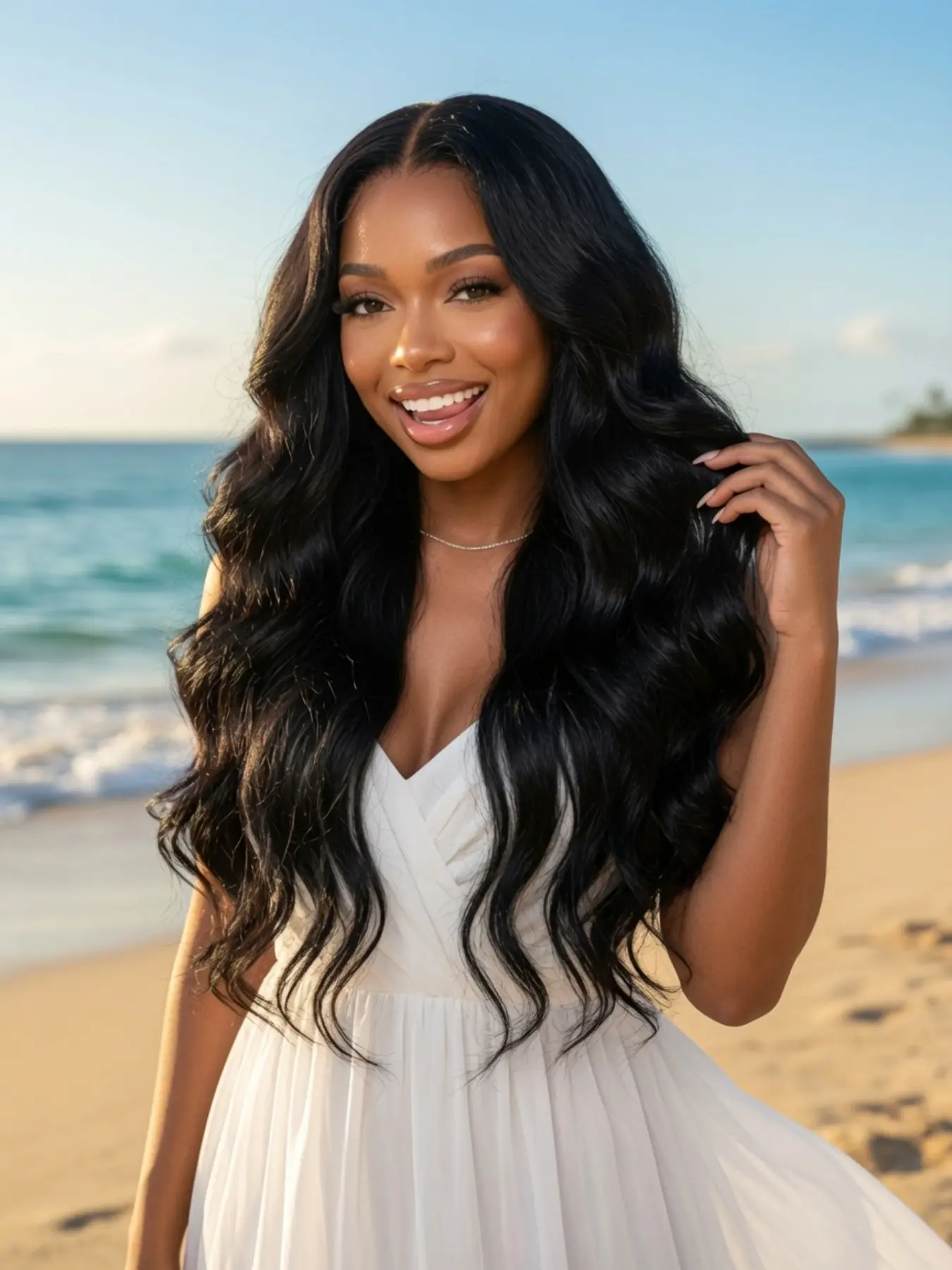 180 Density Natural Color Body Wave Bob Human Hair Lace Wig, Glueless 5x5 Lace Closure Construction With Pre-Plucked Hairline, Universal Lace Wig Suitable For All Skin Tones, Ideal For Daily Outfits And Special Events