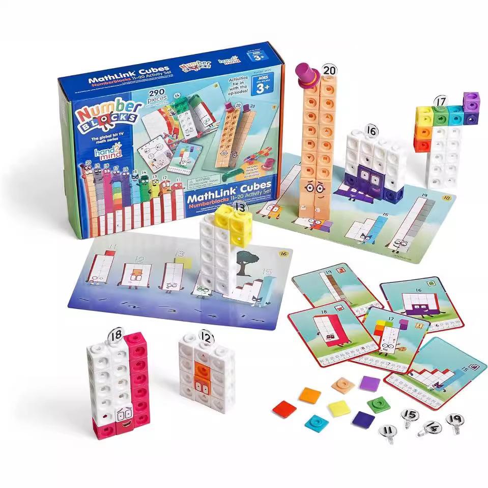 Cube Digital Learning Blocks NumberBlocks Mathlink Cubes-11-20 Activity Game