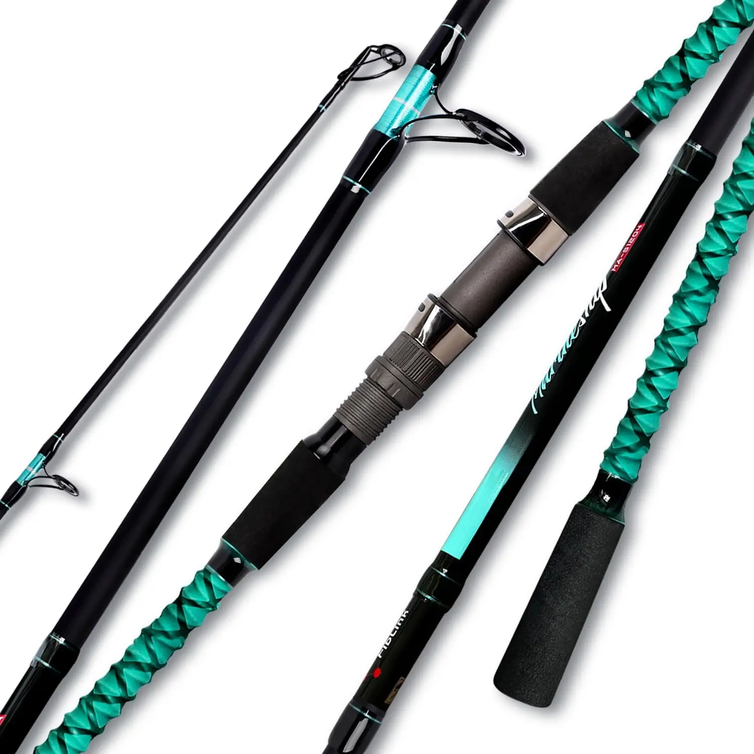 Surf Fishing Rod Portable Travel Surf Spinning Rod 2 count/3 /4  Carbon Fiber Saltwater Fishing Rod 9'/10'/12'/13'/15'