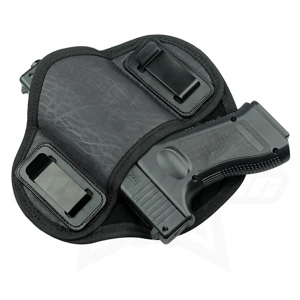Outdoor Hunting Glock 19 G17 Holster IWB Waist Hanging Concealed Stealth Quick Draw Holster Glock Equipment Holster Bag 9MM 380 Glock 17 19 26 43x 1911 vnsh fn reflex