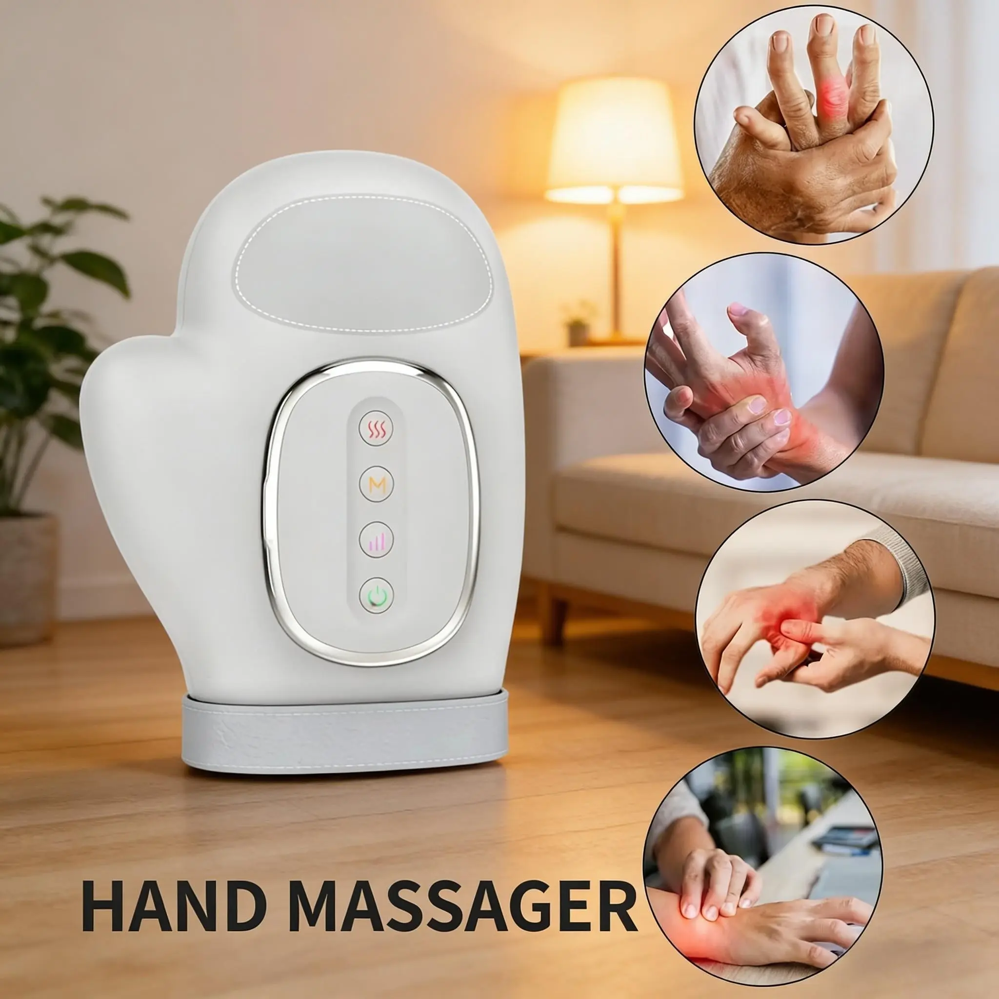 1PC Hand Massager Machine | Vibration + Air Pressure + Finger Relax | Perfect for Typing & Gaming