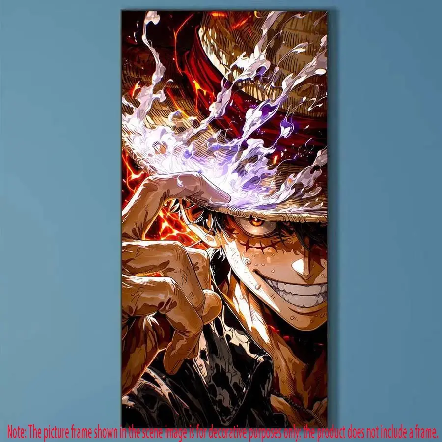 5D DIY Full Drill Diamond Painting - Diamond Painting Kit Anime Design Anime Characters Mosaic Canvas DIY Wall Art, Home Wall Decoration
