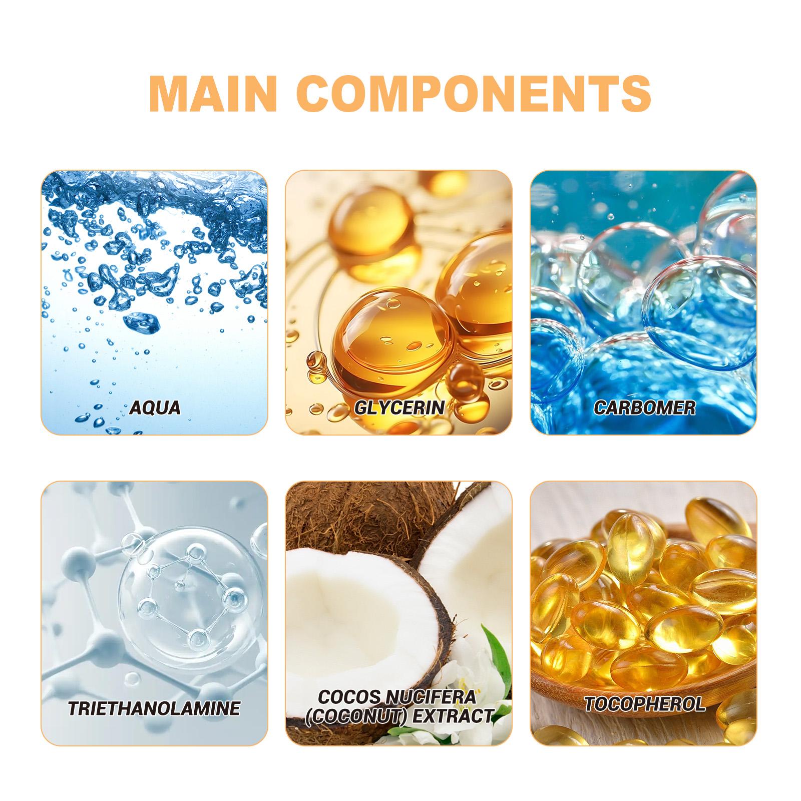 HOYGI Intensive Tanning Gel with Coconut Extract & Vitamin E, Deep Radiant Sun-Kissed Bronze, Hydrating Formula for Streak-Free Glow, Indoor/Outdoor Use All Skin Types natural