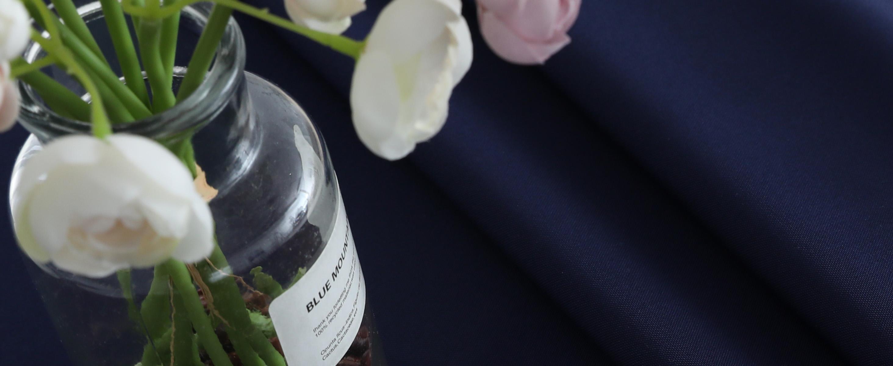 Navy Blue Rectangle Tablecloth Wrinkle Free Waterproof Polyester Table Cloths Spillproof Heavy Duty and Washable Table Cover for Party, Banquet, Indoor and Outdoor-Square/Rectangular