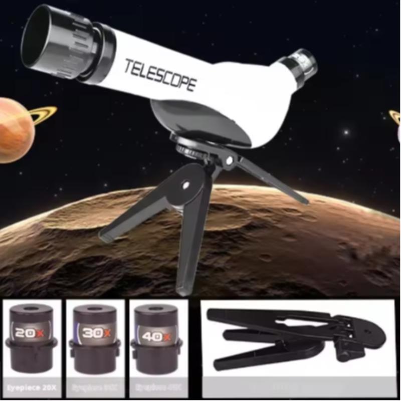Astronomical Telescope, High Definition High Power Portable Telescope with Tripod, Educational Science Experiment Toy, Birthday Gift for Teens