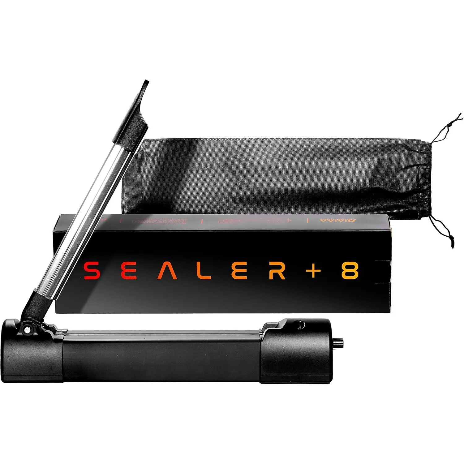 8" Impulse Heat Sealer Version 2.0, Instant Heat Vacuum Sealer with Permanent Heating Wire, Safety Shut-Off Feature for Kitchen & Household Use