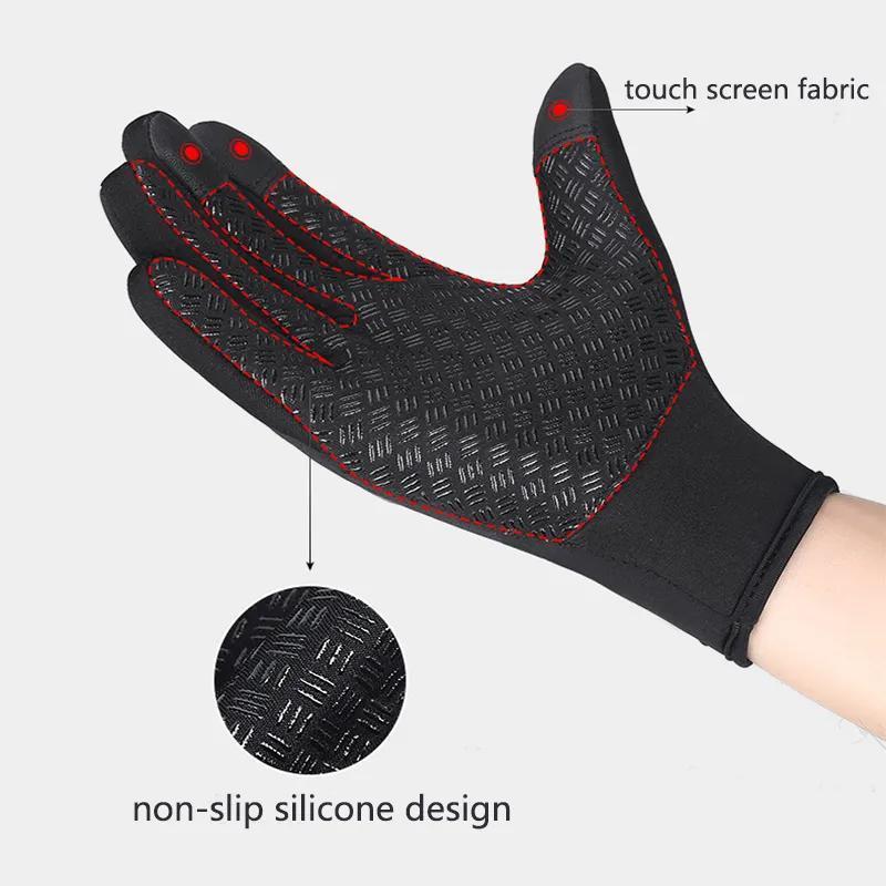 Winter Thermal Gloves Windproof Waterproof Touchscreen Compatible with Non-Slip Grip for Outdoor Activities Skiing Hiking Cycling Motorcycling Anti-Cold Up to -40℃ Heating Full Finger Gloves
