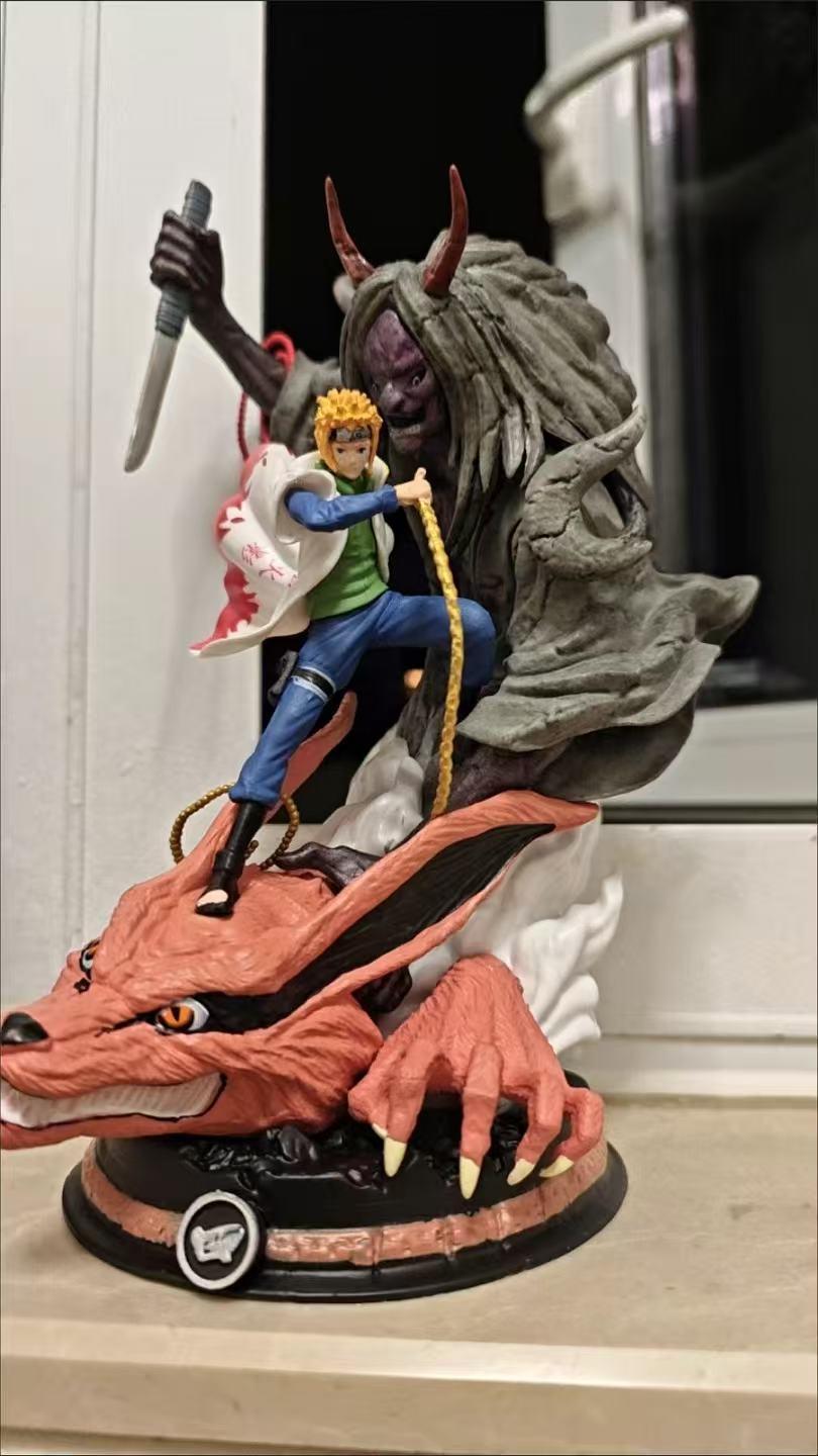 2026 New Naruto Anime Yellow Flash Namikaze Minato Action Figures Pvc Gk Statue Model Desktop Decoration Collection Toy Gifts