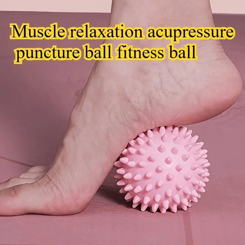 Professional Yoga Foot Massage Ball, Muscle Relaxation Acupoint Stimulation, PVC Fitness Ball, Home Gym Equipment, Gift for Mother's Day
