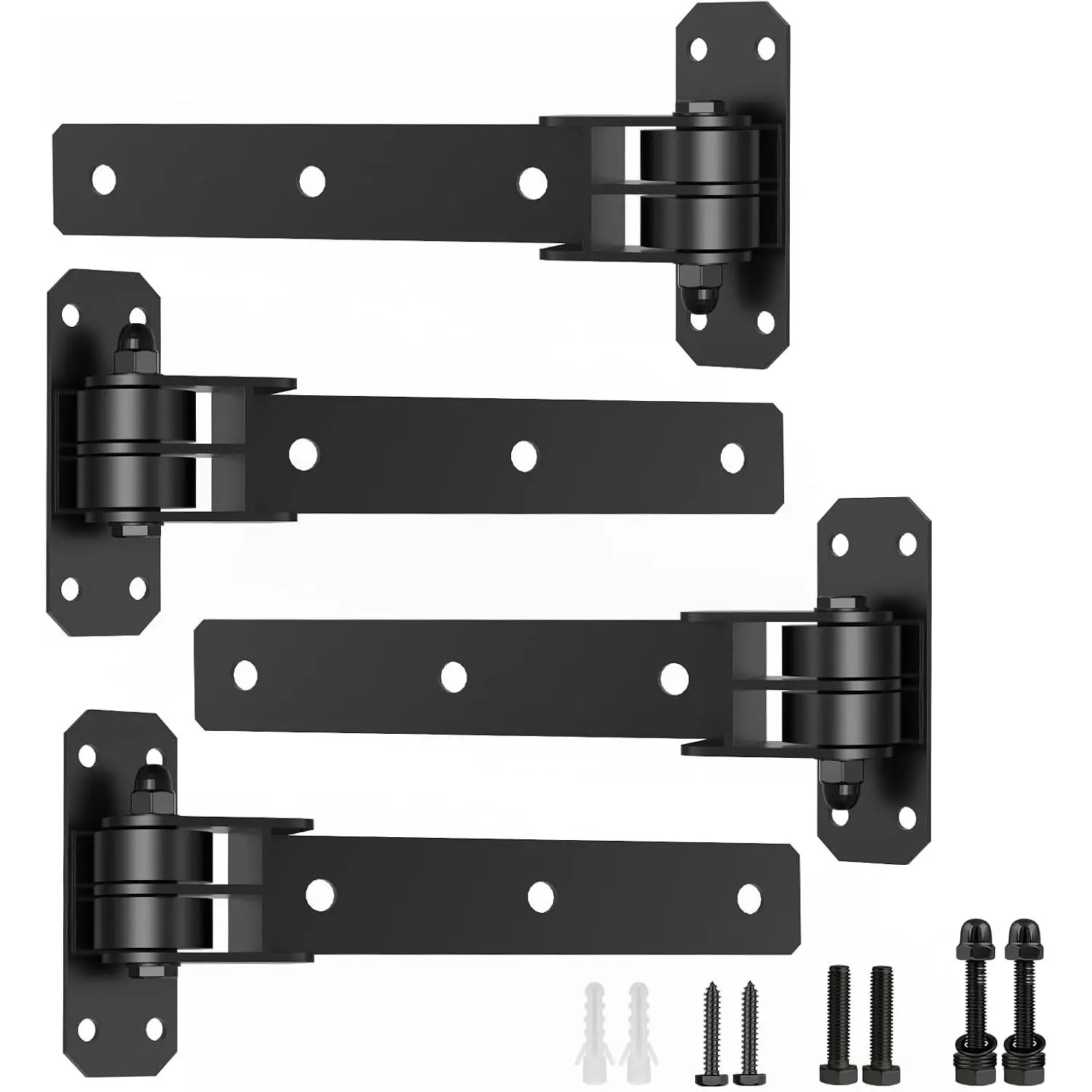 Heavy Duty Gate Hinges 1000 Lbs, 13” Bolt-/Weld- 180° Open Gate Hinges