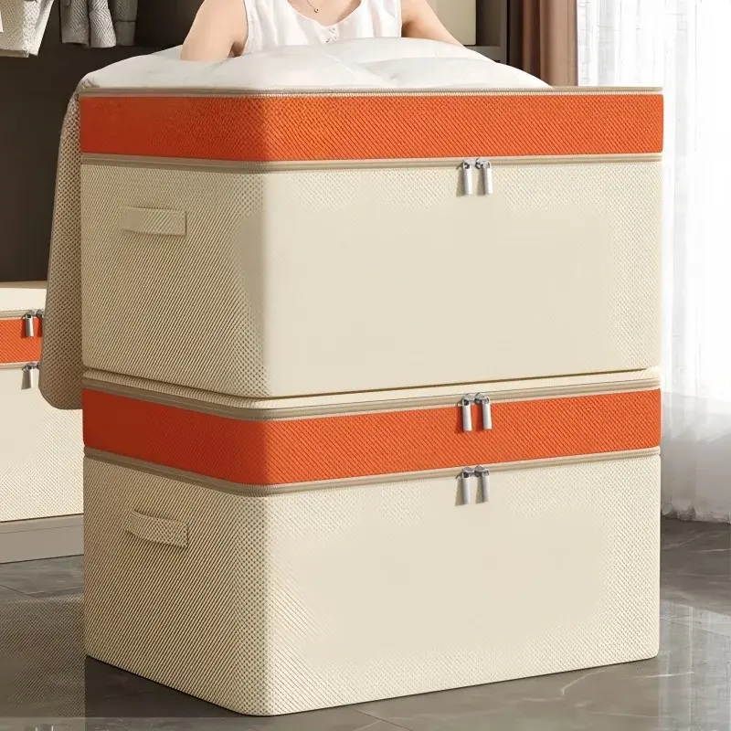 Double Layered Splicing Large Capacity Storage Box,Can Be Stacked and Placed,Clothes,Pants,Blankets Storage,three Specifications