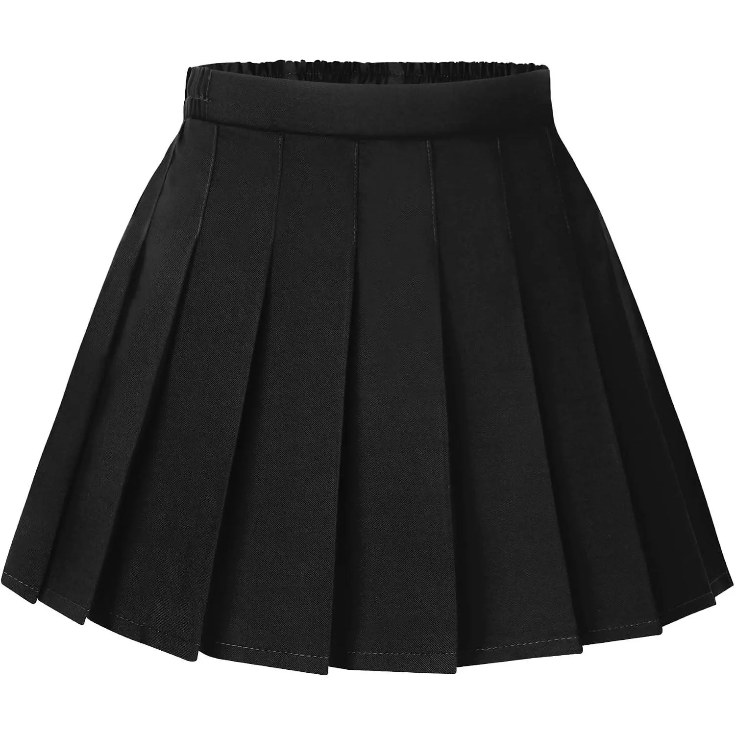 Girls Pleated Mini Skirt High Waist Tennis School Uniform Skirts 4-14 Years