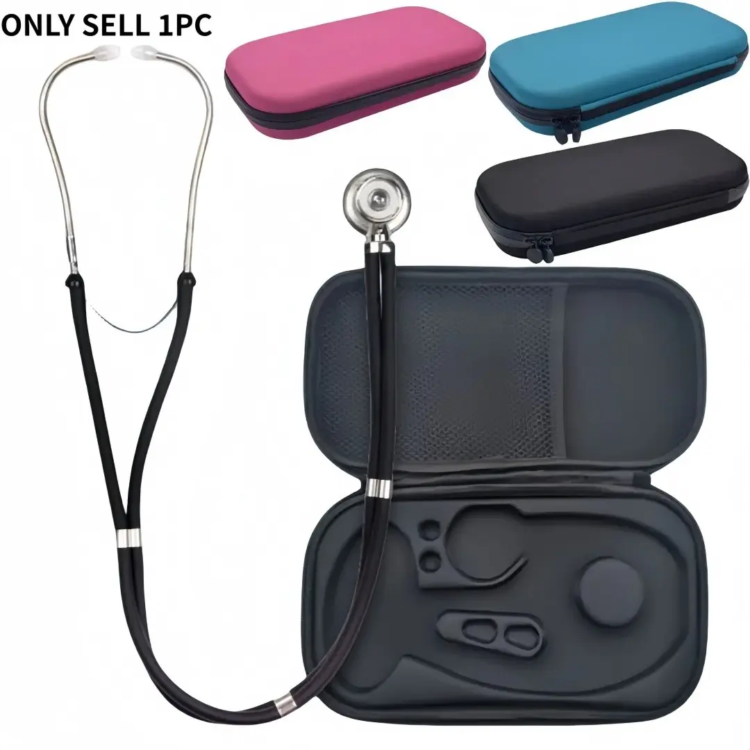 EVA Stethoscope Storage Bag, Hard Shock Resistant Stethoscope Protection Box, Medical Portable Medical Accessory Storage Hard Bag