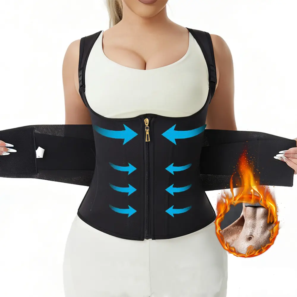 Women's Compression Shapewear Waist Trainer Belt - Waist Cincher, Ab Trimmer, Tummy Control Wrap for Postpartum Belly Support