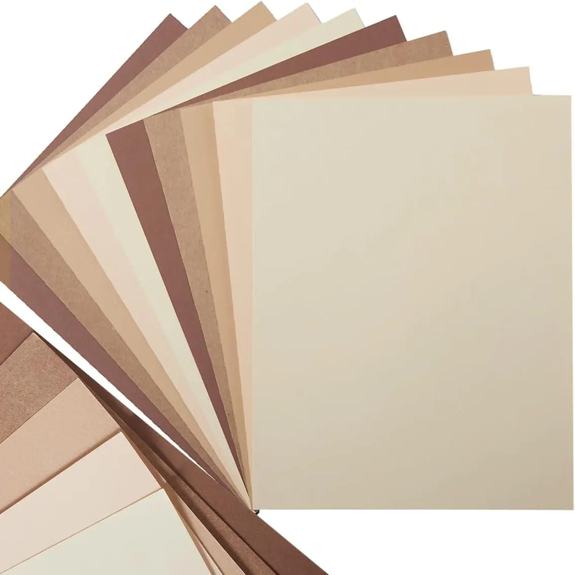 30 Sheets Color  Cardstock Paper 250GSM, 8.5x11, Brown | Thick Paper Cards For Birthday Party, Invitations, For DIY Crafts Decoration