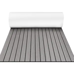 Boat Flooring EVA Foam Boat Decking Faux Teak Marine Flooring Marine Mat Sheet for Motorboat Jon Boats Bass Boat RV Kayak