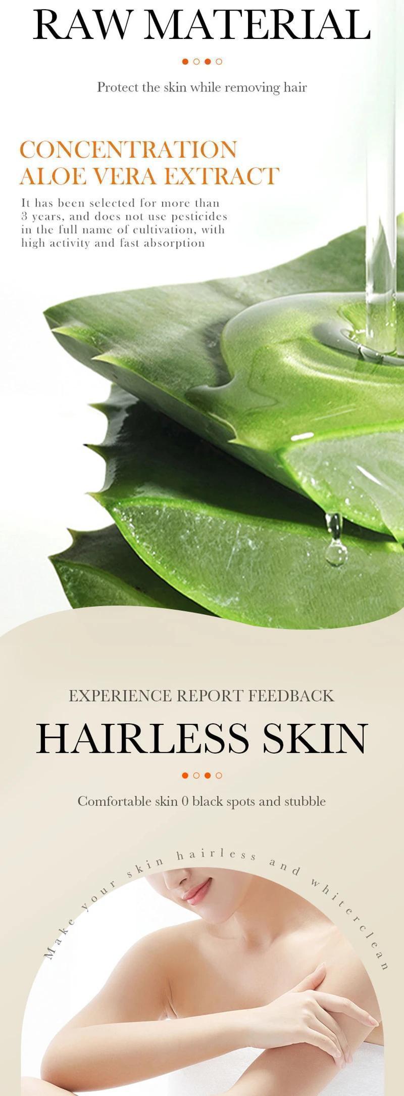 Hair Removal Cream Permanent Intimate Areas Health Painless Hair Remover Growth Inhibitor for Woman Men Body Care 2024 new