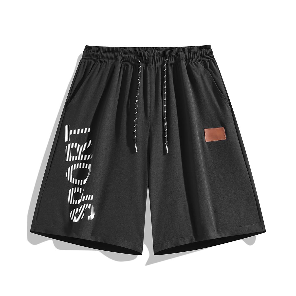 Men's Casual Mesh Shorts, Soft Stretchy Lightweight Breathable Athletic Shorts, Elastic Waist Drawstring Sports Track Shorts with Retro Striped Design, Comfortable Loose Fit Shorts for Basketball, Gym, Workout, Jogging, Beach, Summer Daily Wear