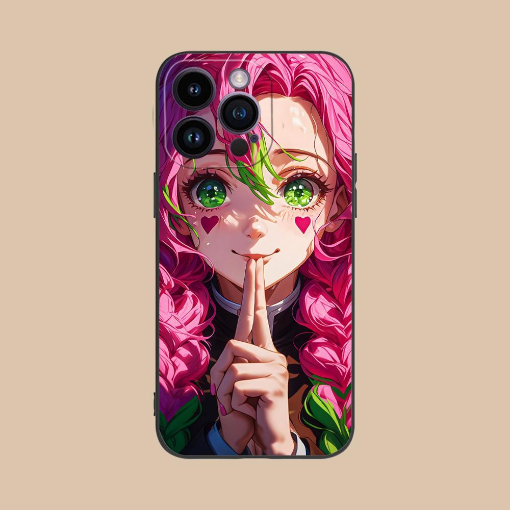 Blade Extinction Mitsuri Anime Phone Case for iPhone 17 16 15 14 13 12 11 X XR XS 8 7 Air Pro Max Plus Mini Colorful Cover Cover