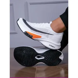 Z Generation Trendy Knit Sneakers, Fitness & Streetwear Comfort All Day, Cushioning Technology, Stylish Sport Shoes for Men