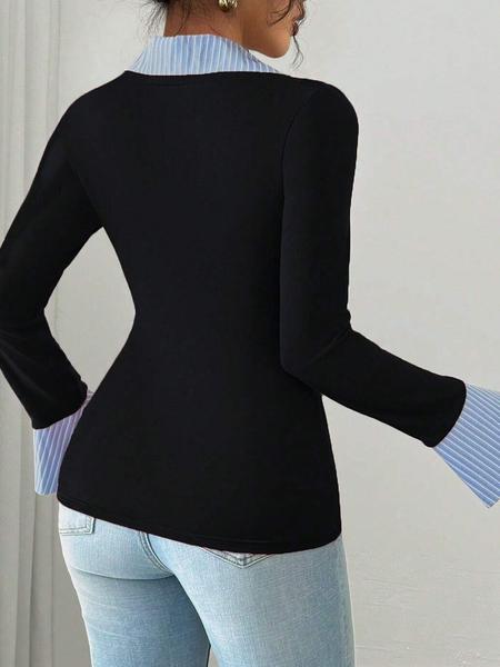 Valentine's Day Women's Long Sleeve Slim Fit Top, Elegant Summer Fashion, Perfect for Daily Wear, Stylish and Comfortable Women's Clothing