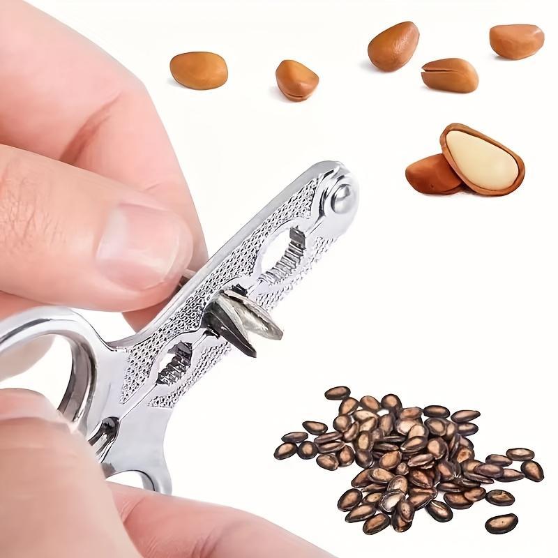 Sunflower Seed Pliers Tool - Shell Cracker for Sunflower Seeds, Pine Nuts, and Hazelnuts - Lazy Person's Pistachio and Watermelon Seed Opener