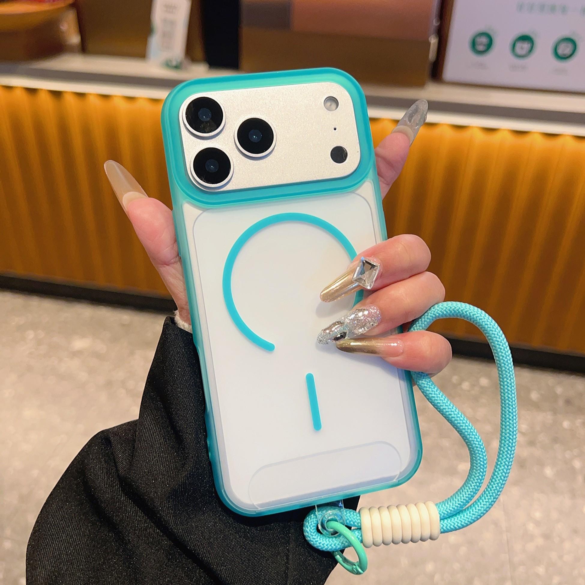 Translucent Frosted Phone Case for iPhone 17 Pro Max 16 15 14 13 12 11, Soft Edge Clear Acrylic Magnetic Case