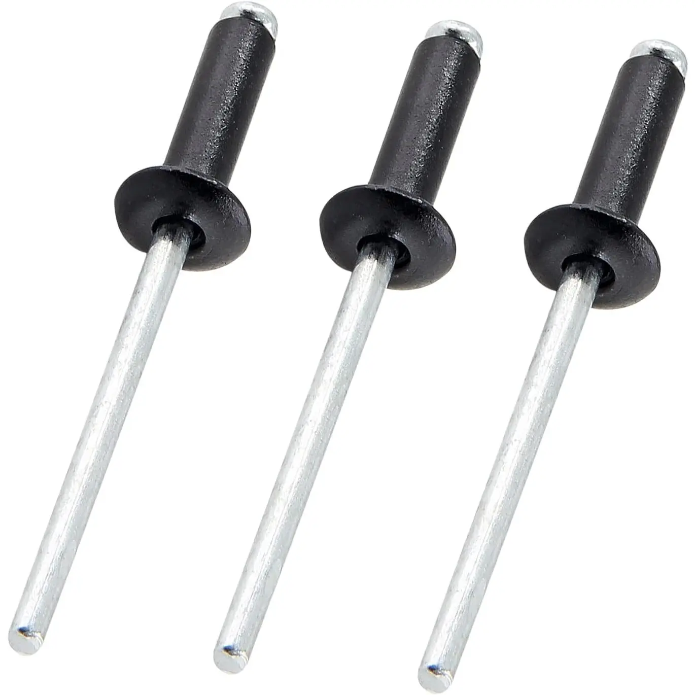 Blind Rivets, 1/8" x 1/2", Black,120 Pcs | 120 count, Pop Rivets