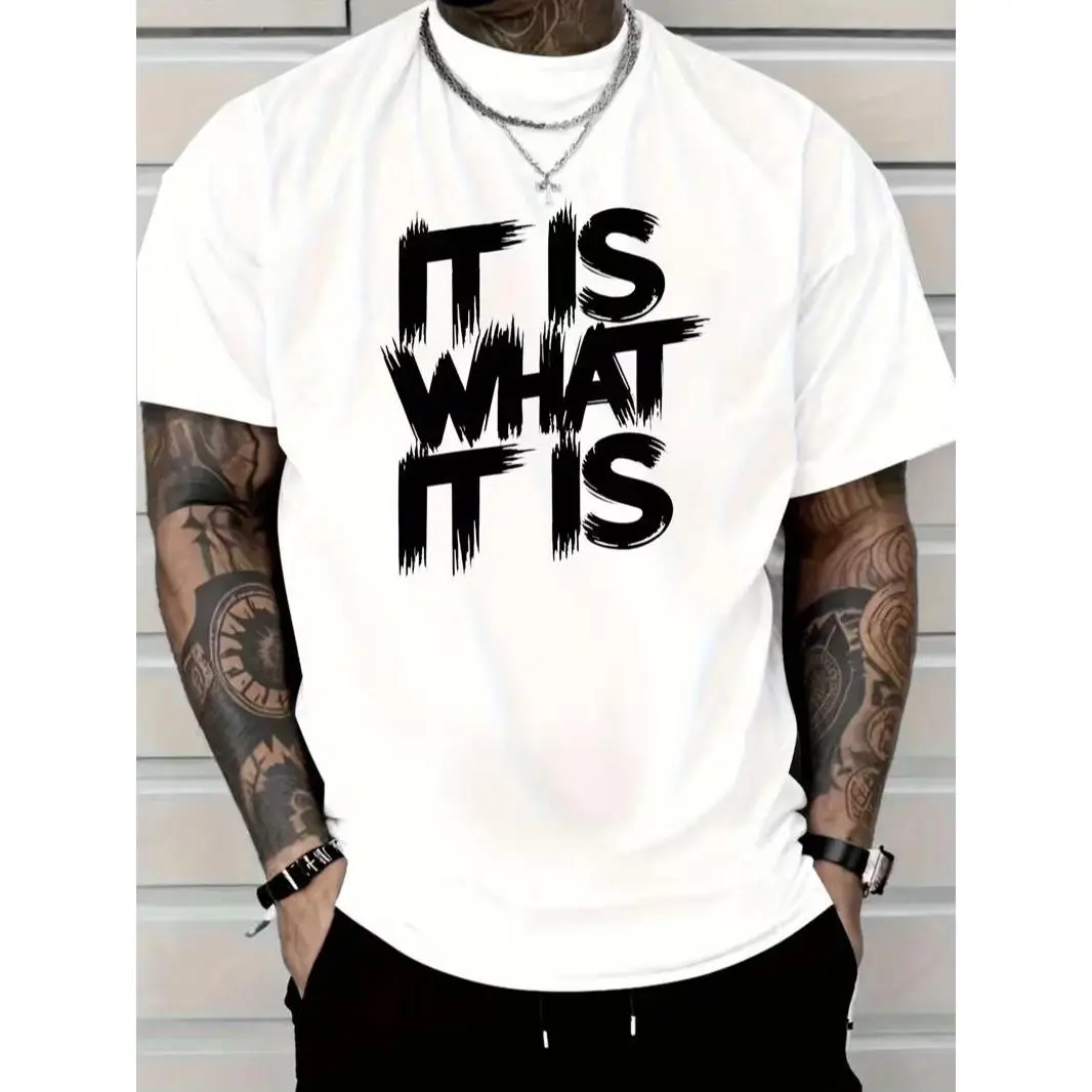 Men'S Pattern T-Shirt | Casual Short Sleeve Round Neck,Eye-catching Print,All-season Comfort,Machine Washable, Easy Fit Top,mens summer clothing, summer outfits men,Relaxed Fit,oft,Breathable,streetwear tee