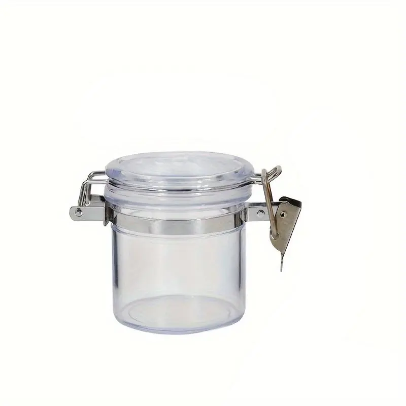 Airtight Stash Jar with Clamping Lid Smell Proof Container Food Containers Storage