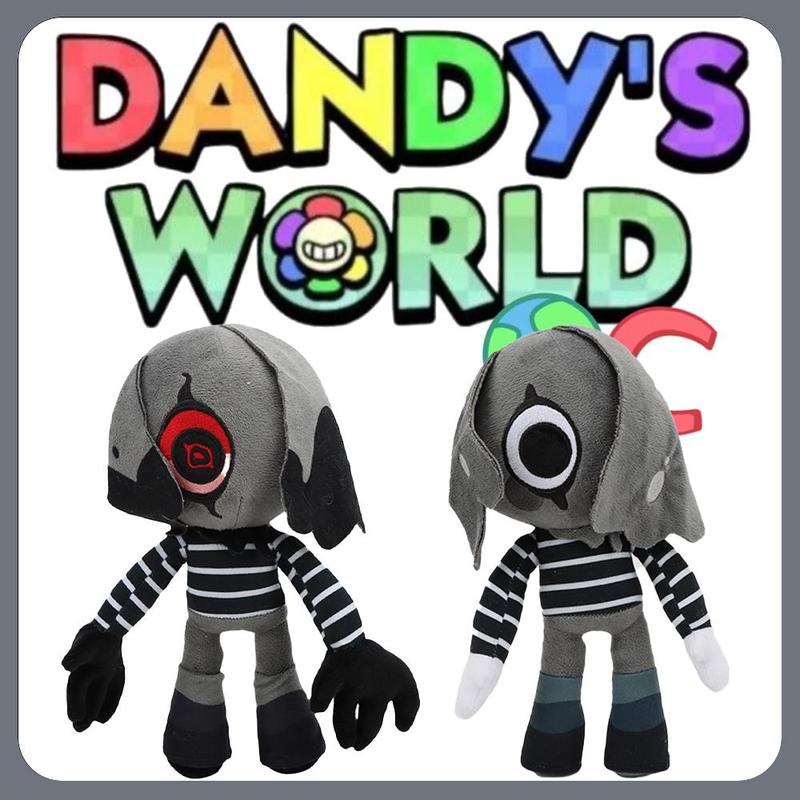 26cm Dandy’s World Plush Twisted Blot Plush Toys Game Peripheral Figure Blot Dolls Birthday Gifts Toys for Kids Room Decor