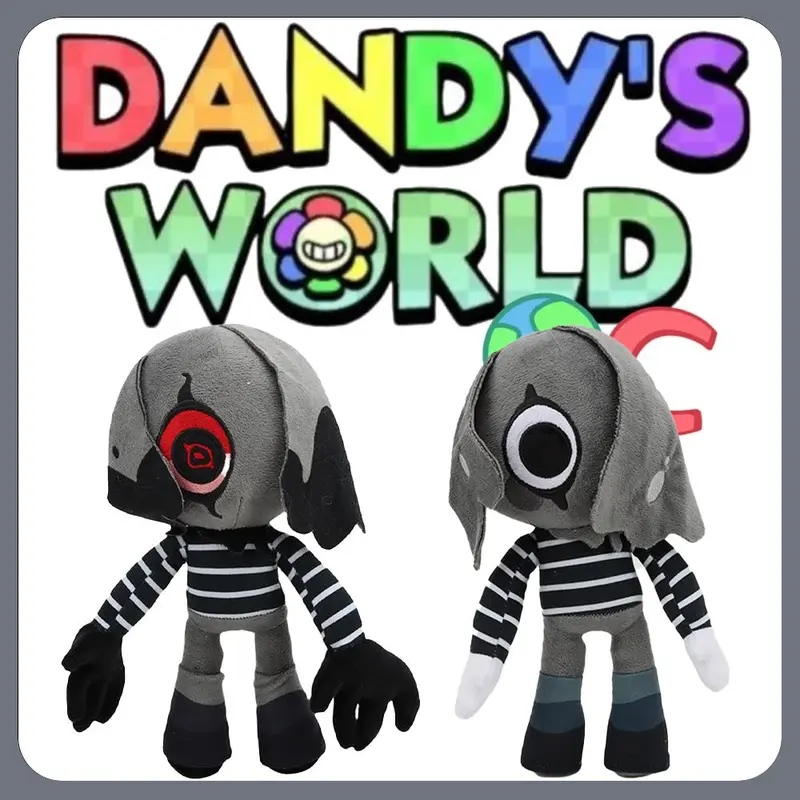 26cm Dandy’s World Plush Twisted Blot Plush Toys Game Peripheral Figure Blot Dolls Birthday Gifts Toys for Kids Room Decor