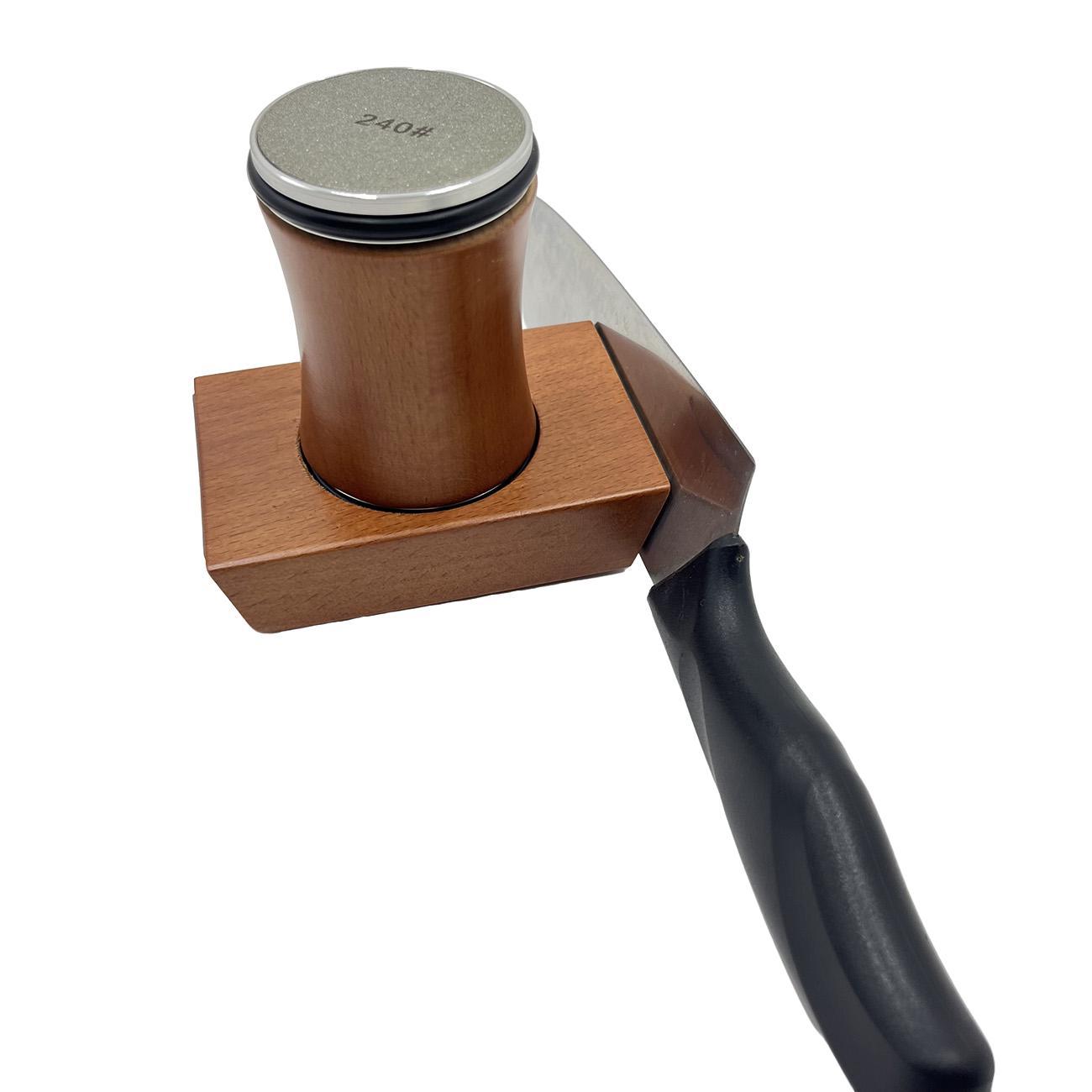 Kitchen Knife Sharpening Kit, Rolling Diamond Ceramic Sharpener Set, Compatible with 15°&20° Angle Knives, Precise Blade Grinding Tool for All Kitchen Blades