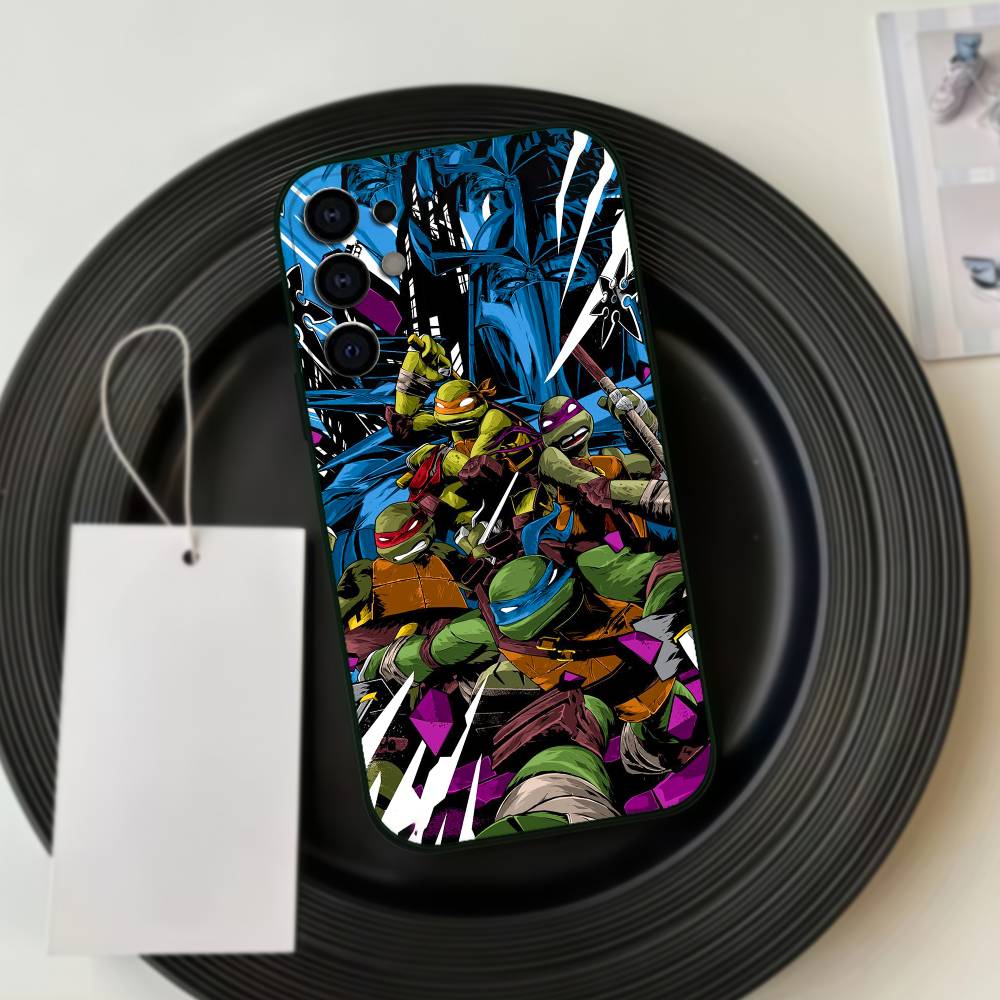 T-Teenage M-Mutant N-Ninja T-Turtles Phone Case For Samsung S25,S24,S21,S22,S23,S30,Ultra,S20,Plus,Fe,Lite,Soft Black Cover